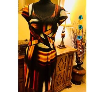 Jessica Simpson Earth Tone Dress